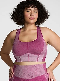 Seamless Marl Longline Sports Bra