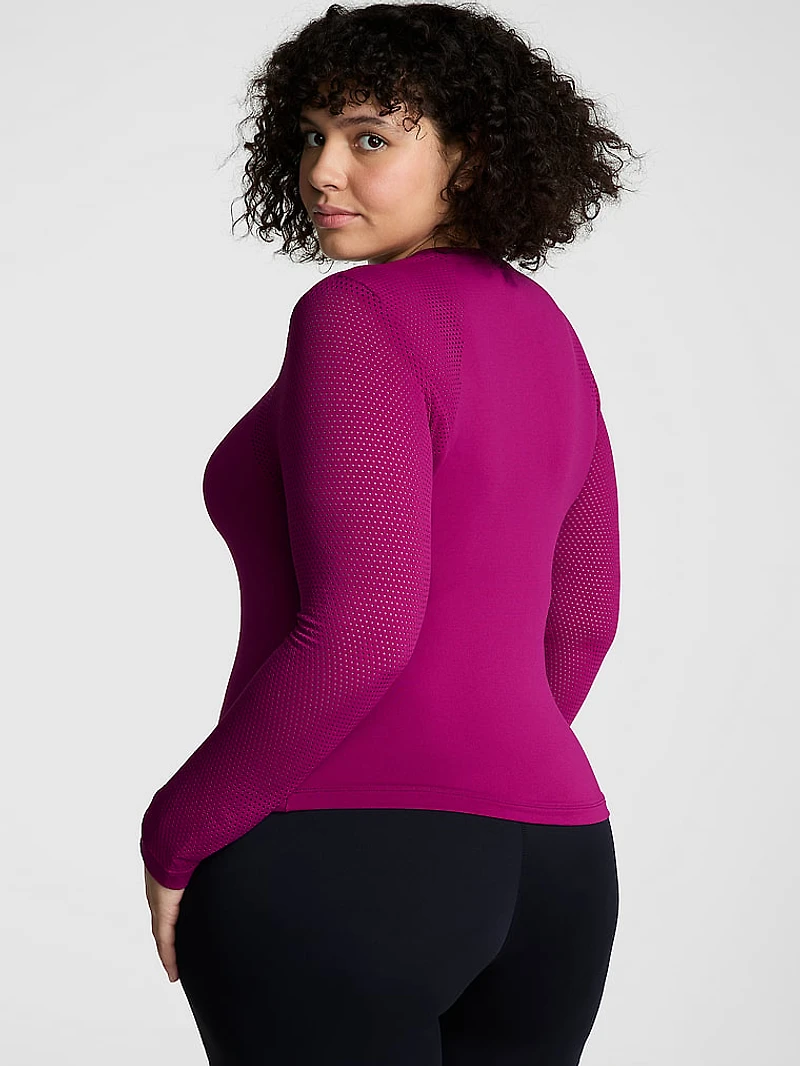 Seamless Drapey Long-Sleeve Tee