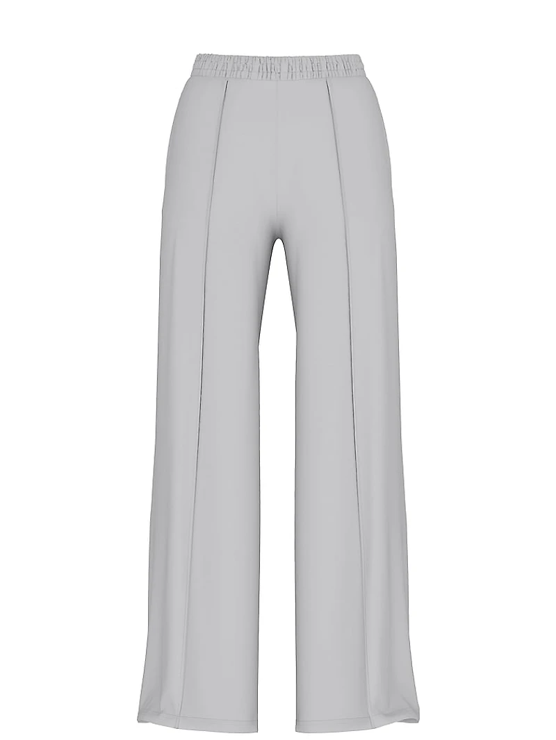 Featherweight Knit Wide-Leg Pant