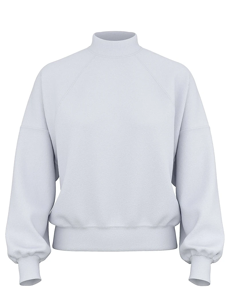 Campus Fleece™ Mock-Neck Sweatshirt