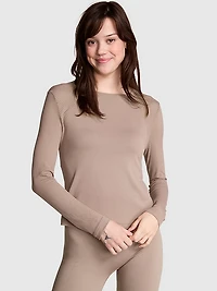 Seamless Drapey Long-Sleeve Tee