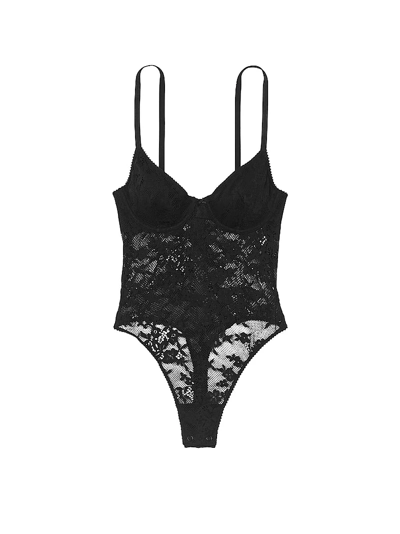 Tease Lace Demi Bodysuit