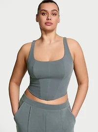 Featherweight Knit Corset Tank Top