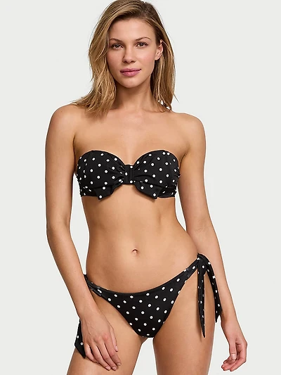 VS Archives Bow Bandeau Strapless Bikini Top