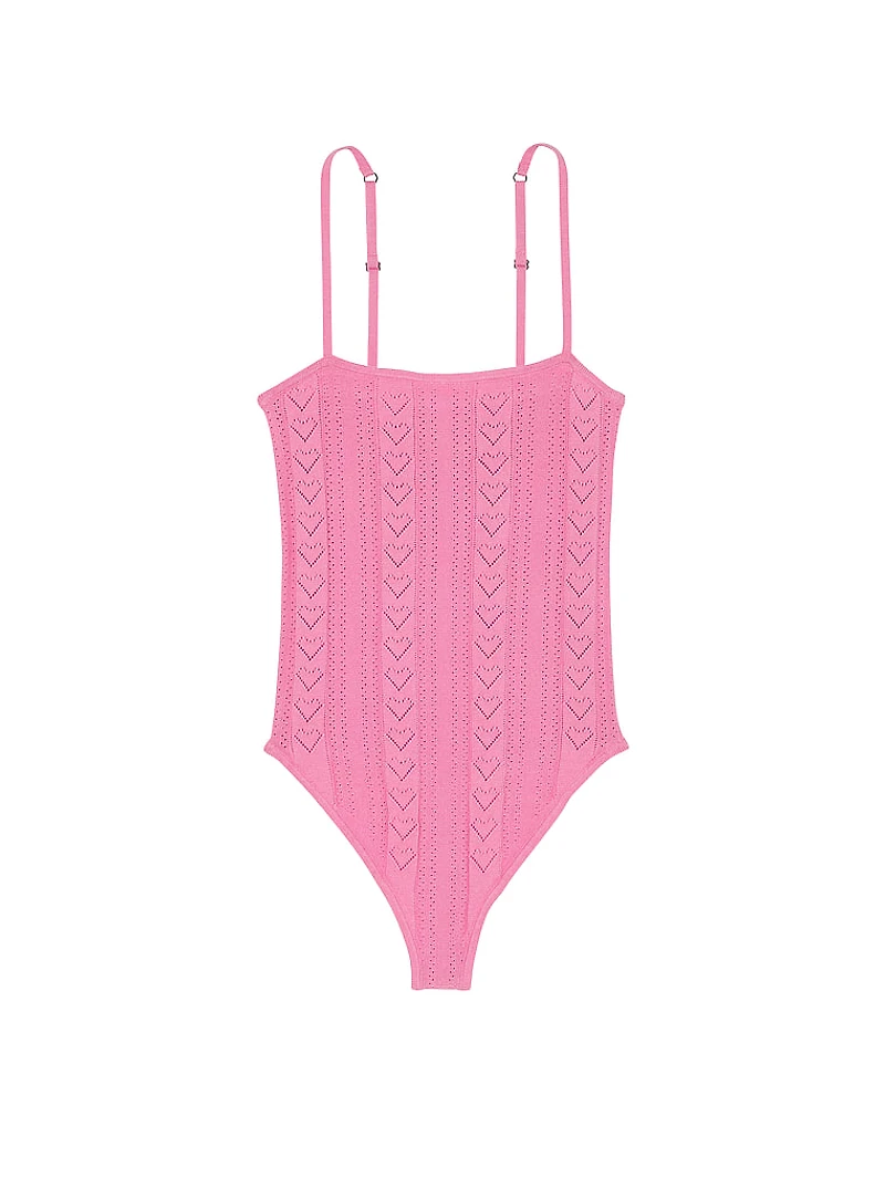 Luxe Heart Pointelle Bodysuit