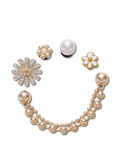 5-Pack Pretty in Gold Jibbitz™ Charms