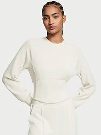 VSX Featherweight Knit Corset Crewneck