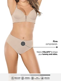 Moderate Compression Seamless Thong Contouring Panty