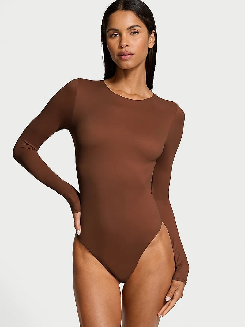Bodywear by Victoria with FeatherSoft™ Innovation Long-Sleeve Bodysuit