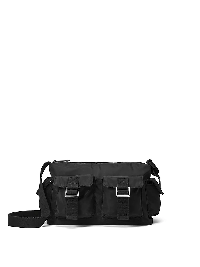Nylon Cargo Shoulder Bag