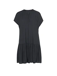 Boxy Viscose Shirt Dress