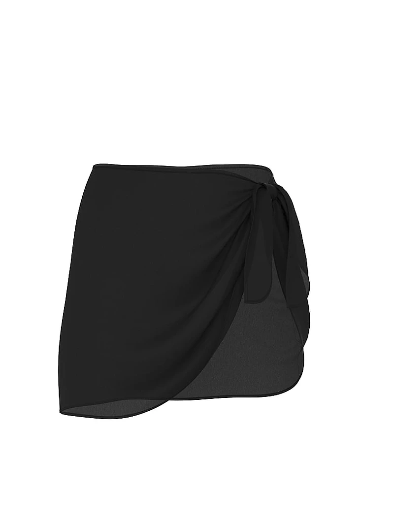 Beachwear Sheer Crinkle Mini Sarong