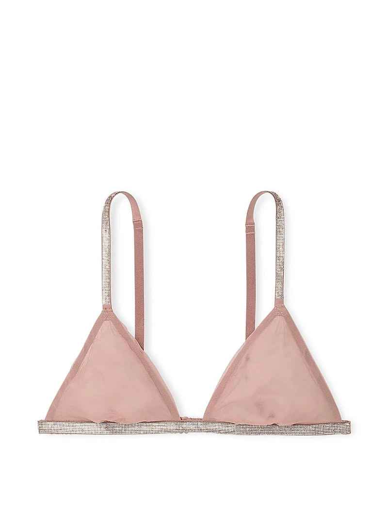 Sheer Shine Triangle Bralette