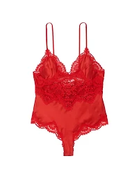 Dare to Dream Lace & Satin Cheeky Teddy