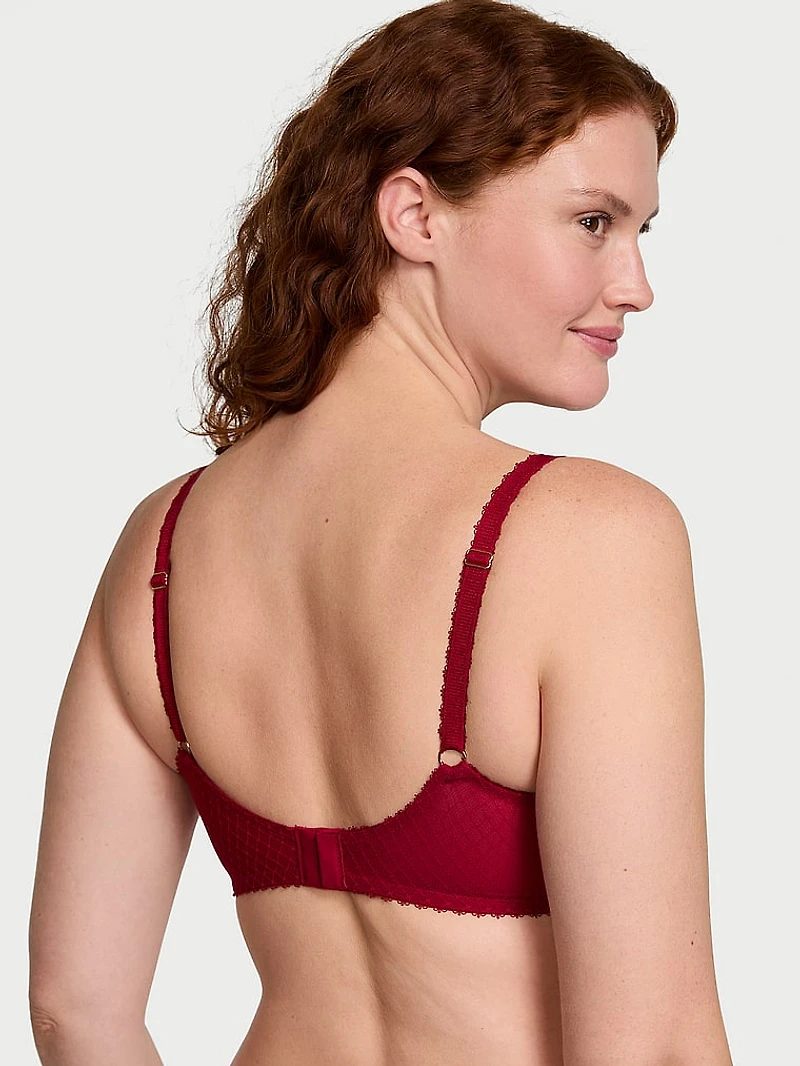 The Fabulous by Victoria's Secret Unlined Rose Lace Full-Cup Bra