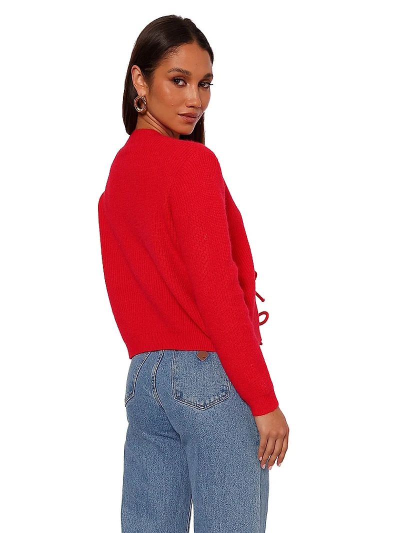 Wilde Bow Front Cardigan
