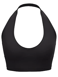 Base Stretch Halter Bra Top