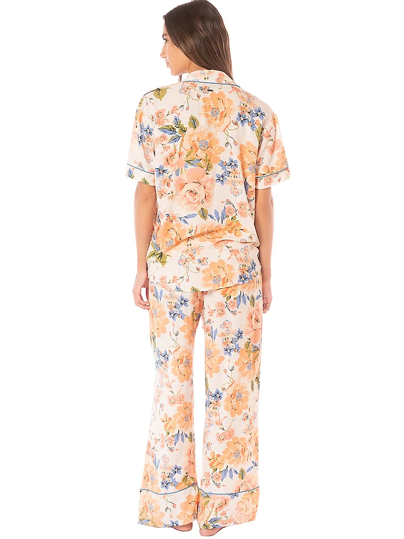 Short-Sleeve Pant Set