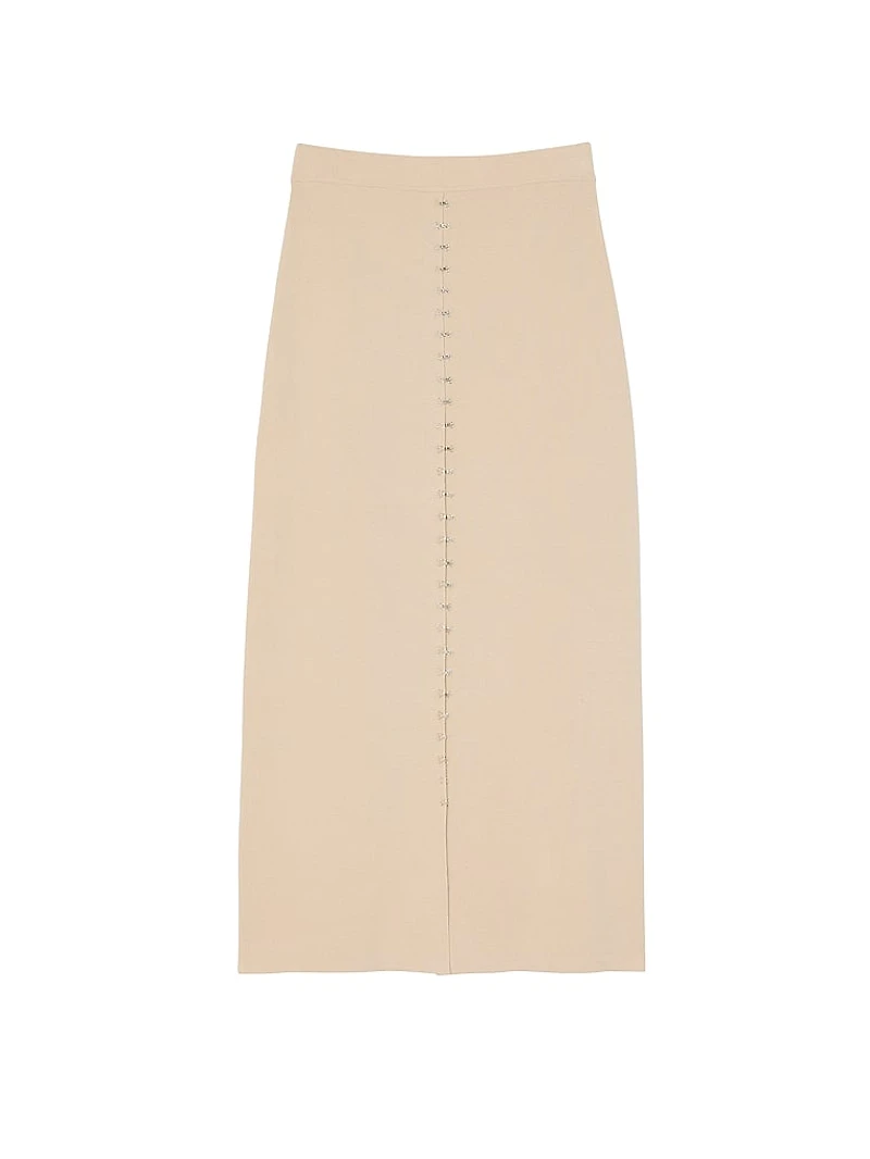 Atelier Victoria's Secret X Altuzarra Fine-Knit Hook & Eye Long Skirt