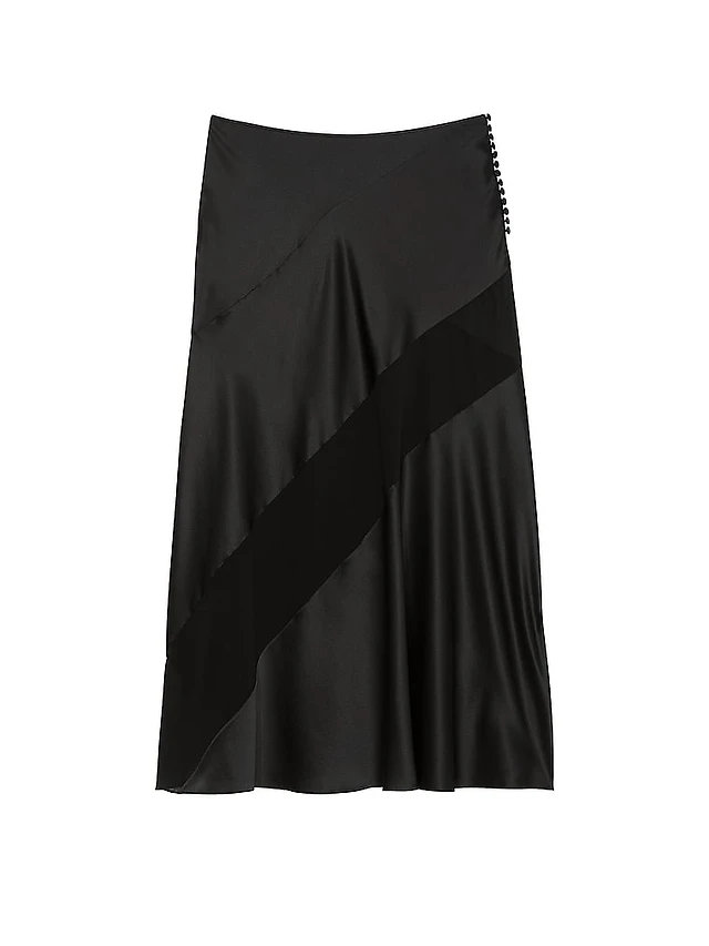 Atelier Victoria's Secret X Altuzarra Satin Bias-Cut Skirt