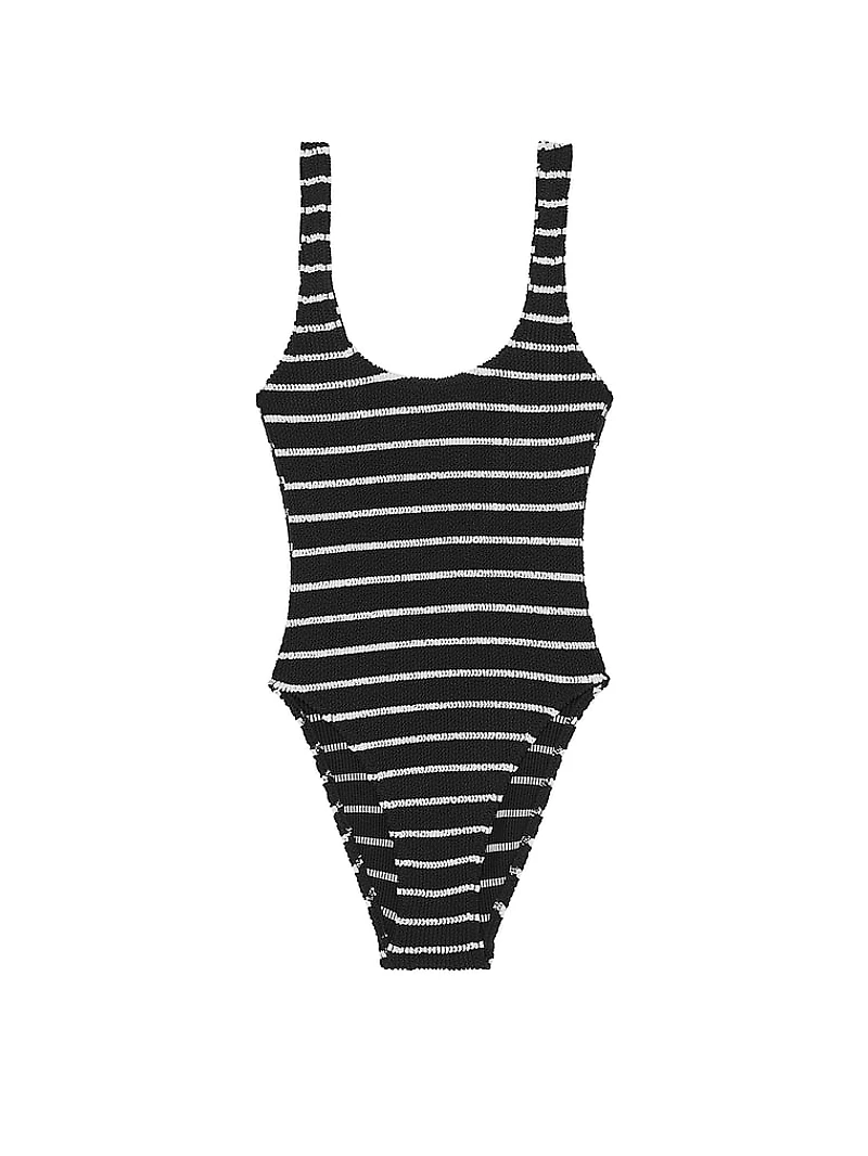 Crinkle Scoop One-Piece Swimsuit