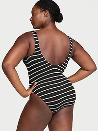 Crinkle Scoop One-Piece Swimsuit