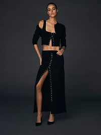 Atelier Victoria's Secret X Altuzarra Fine-Knit Hook & Eye Tank Top