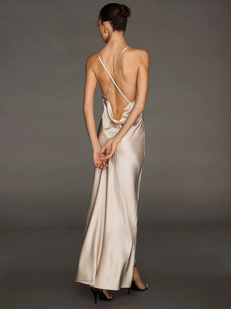 Atelier Victoria's Secret X Altuzarra Satin Bias-Cut Dress