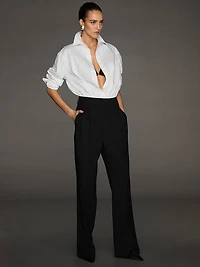 Atelier Victoria's Secret X Altuzarra Wide-Leg Tailored Pant