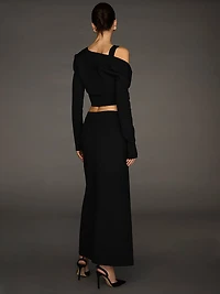 Atelier Victoria's Secret X Altuzarra Fine-Knit Hook & Eye Long Skirt