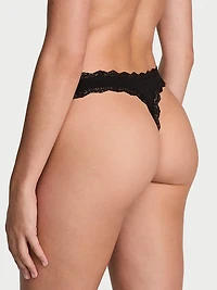 Pom Bow Thong Panty
