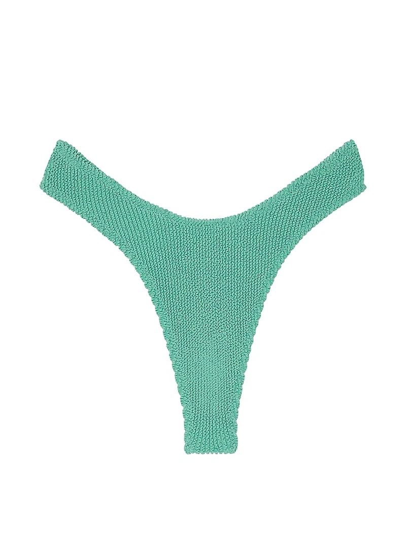 Crinkle Thong Bikini Bottom