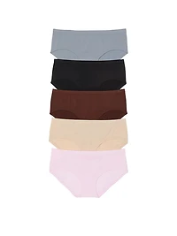 5-Pack Seamless Hiphugger Panties