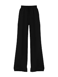 Ivy Fleece Wide-Leg Sweatpants