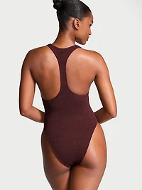Crinkle Racerback One-Piece Swimsuit