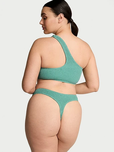 Crinkle Thong Bikini Bottom
