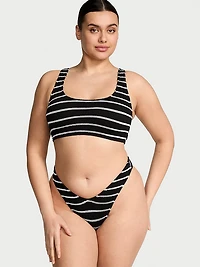 Crinkle Brazilian Bikini Bottom