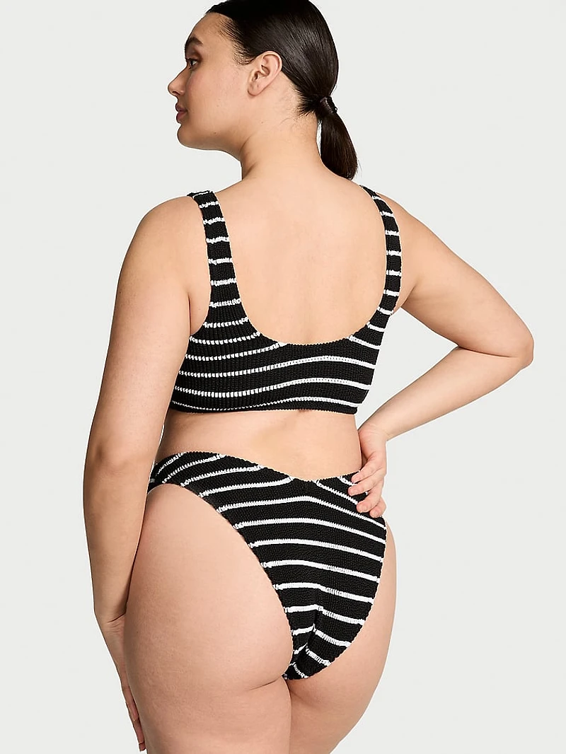 Crinkle Brazilian Bikini Bottom
