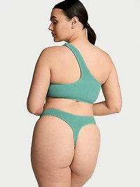 Crinkle One-Shoulder Bikini Top