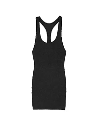 Crinkle Racerback Tube Swim Dress