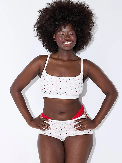 Cotton Scoop Bralette