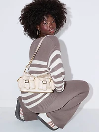 Nylon Cargo Shoulder Bag