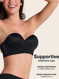 Smoothing Strapless Longline Bra
