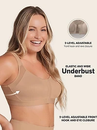 Unlined Wireless Posture Corrector Bra
