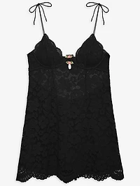 Creamsicle Lace Slip Dress