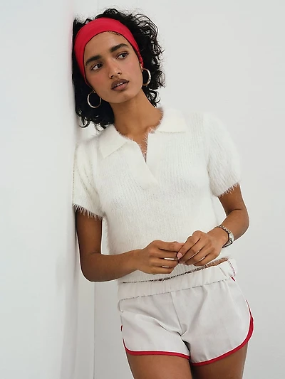 Fuzzy Knit  Top