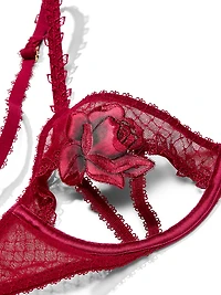 Red Rose Open-Cup Bra