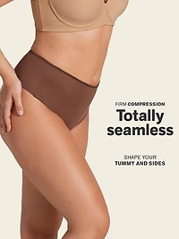Moderate Compression Seamless Thong Contouring Panty