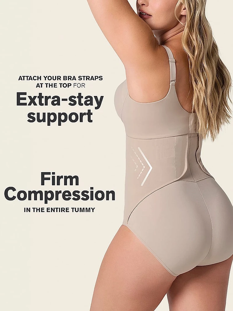 High-Waisted Firm Post-Partum Panty With Adjustable Belly Wrap