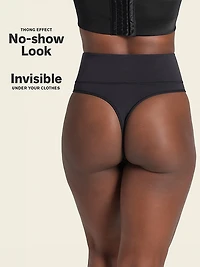 Moderate Compression High-Waisted Shaper Thong Panty